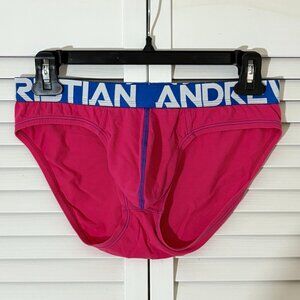 Andrew Christian Brief -- Pink/Blue